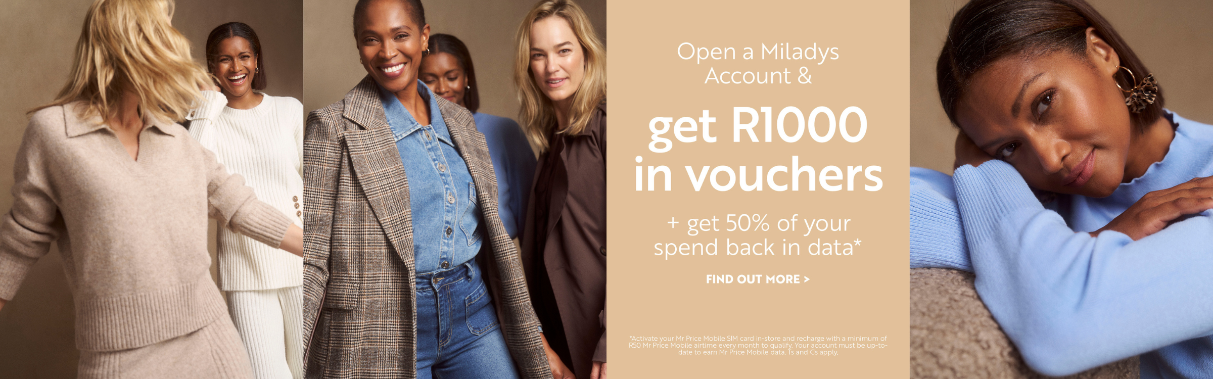 Open a Miladys account 