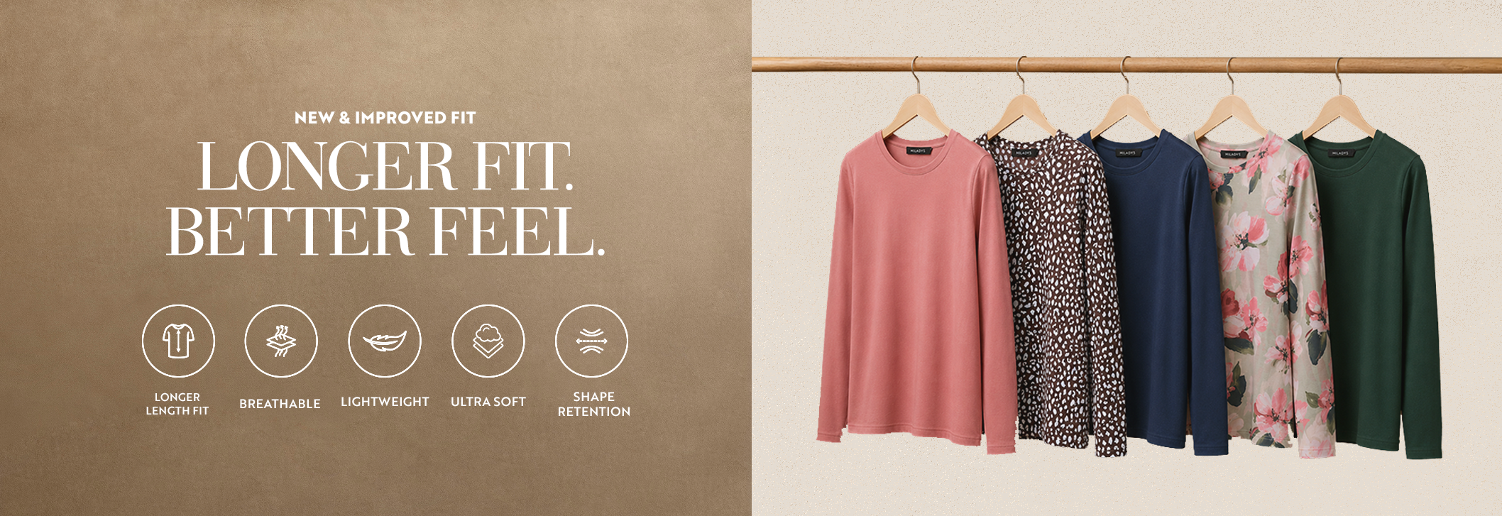 Longer Length Tees at Miladys