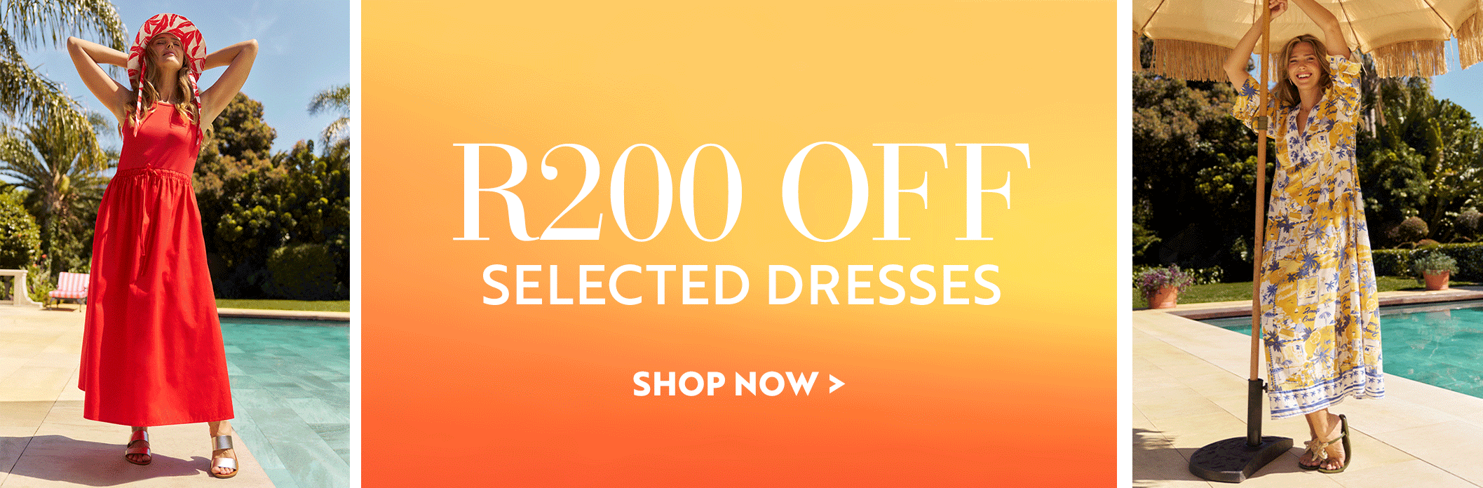 R200 off dresses