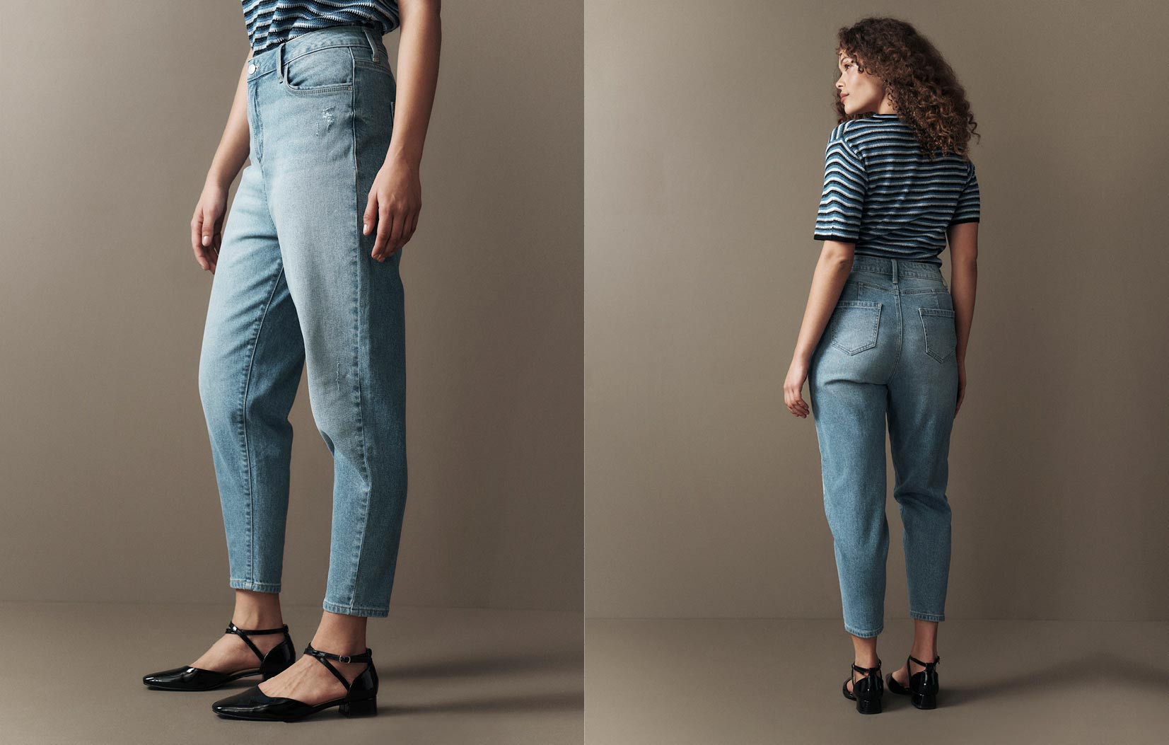 Mialdys Barrel Leg Denim