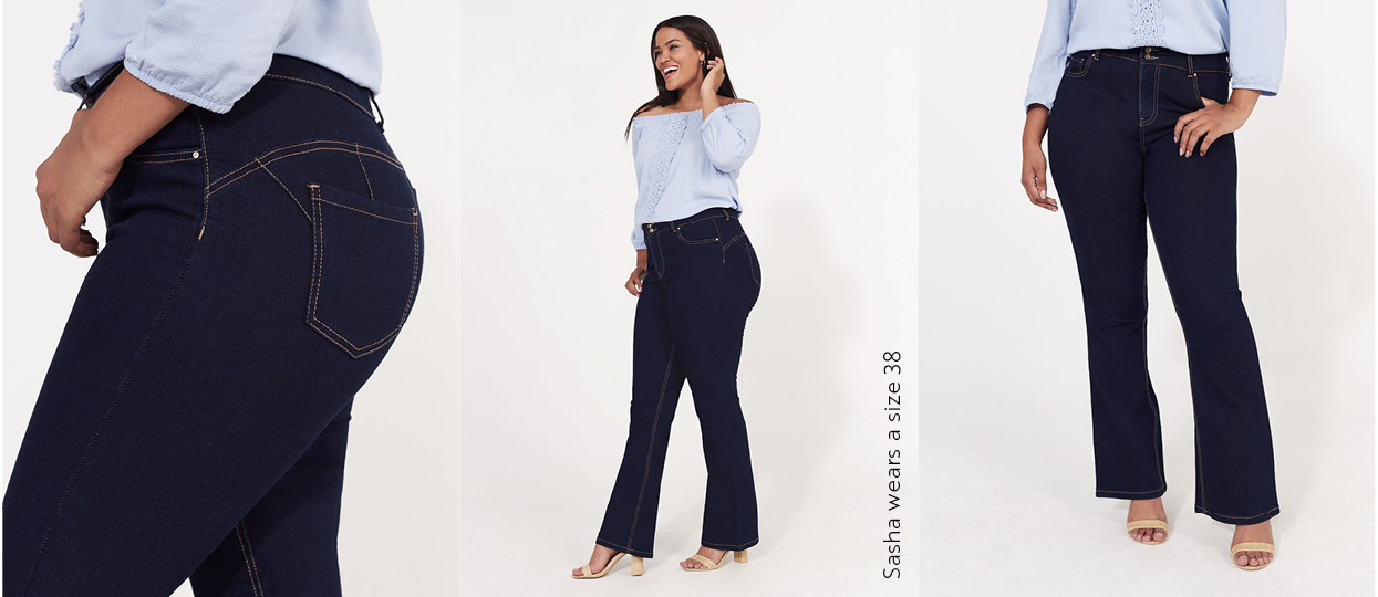 WonderFit Denim Jeans | Slimming Pants for Women | MILADYS